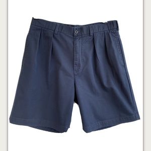 Polo Ralph Lauren Mens 34 Blue Pleated Golf Shorts